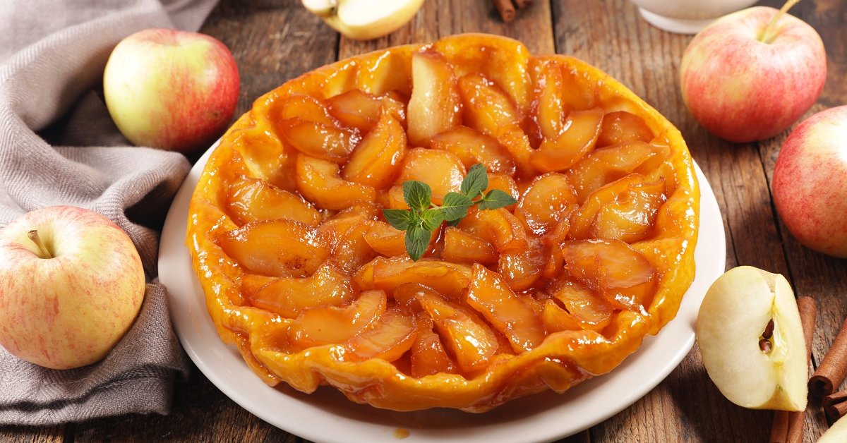 Французский яблочный тарт Татен — рецепт с фото и видео